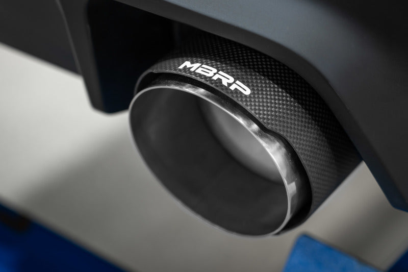 MBRP 2023 Toyota Corolla GR 1.6L T304 SS 3in Cat-Back Dual Split Rear w/ Carbon Fiber Tips MBRP