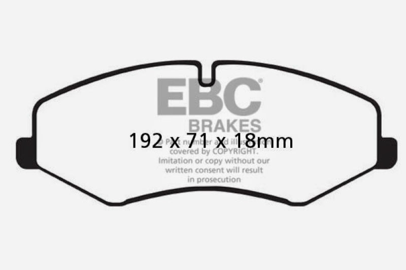 EBC Extra Duty Front Brake Pads - ED92060 EBC