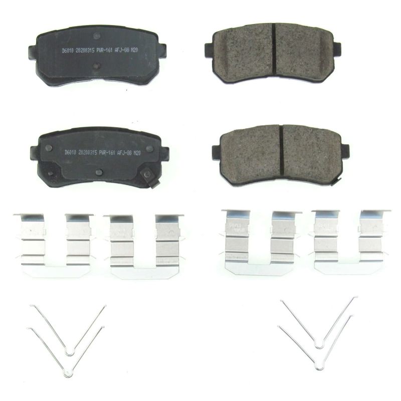 Power Stop 18-19 Hyundai Kona Rear Z17 Evolution Ceramic Brake Pads w/Hardware PowerStop