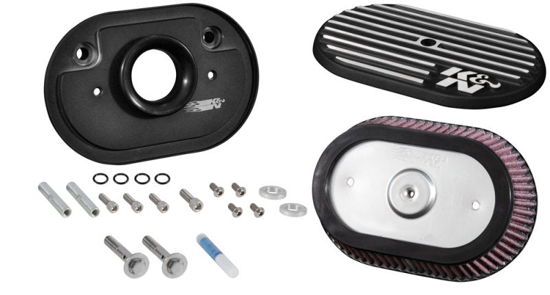 K&N Street Metal Intake System for 12-16 Harley Davidson Road King 103cl Side Draft Touring K&N Engineering