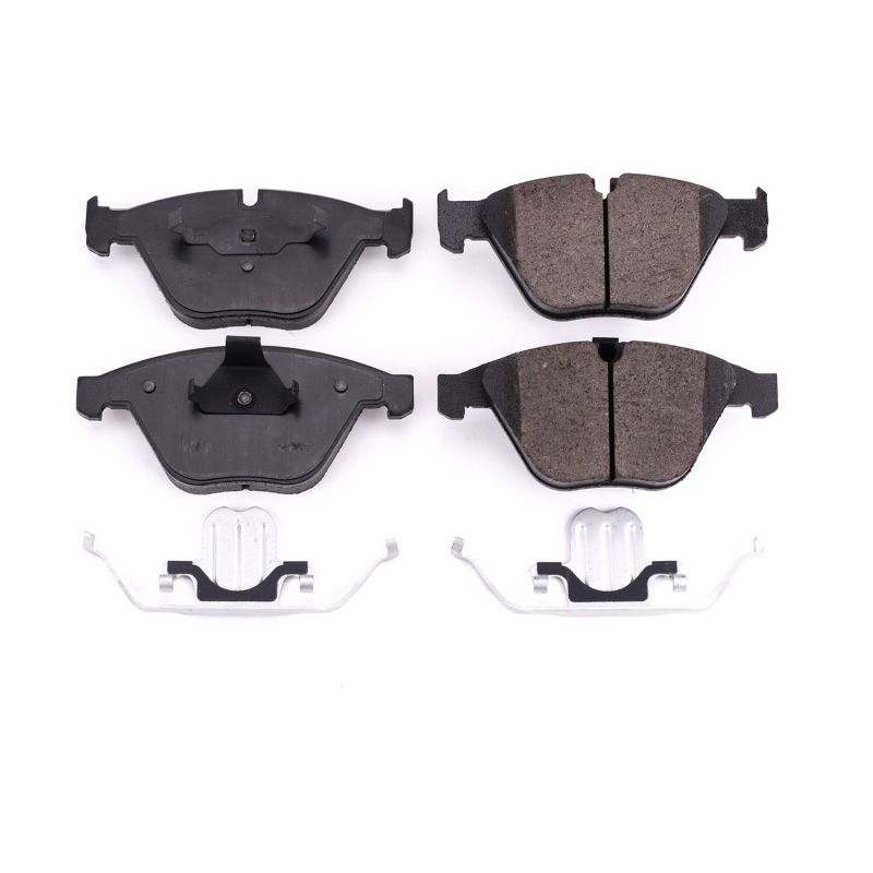 Power Stop 08-13 BMW 328i Front Z17 Evolution Ceramic Brake Pads w/Hardware PowerStop