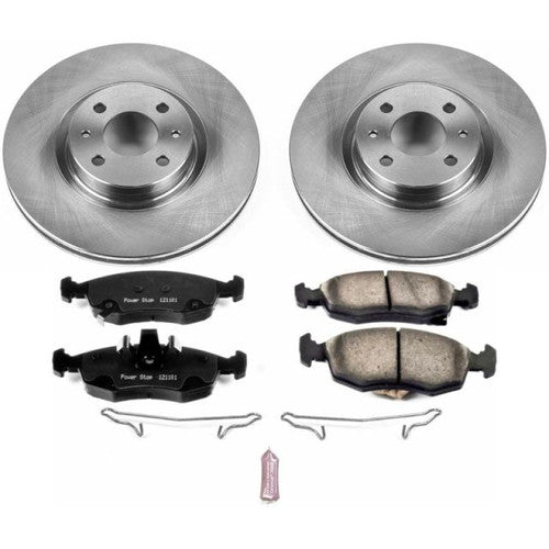 Power Stop 13-18 Fiat 500 Front & Rear Z23 Evolution Sport Coated Brake Kit