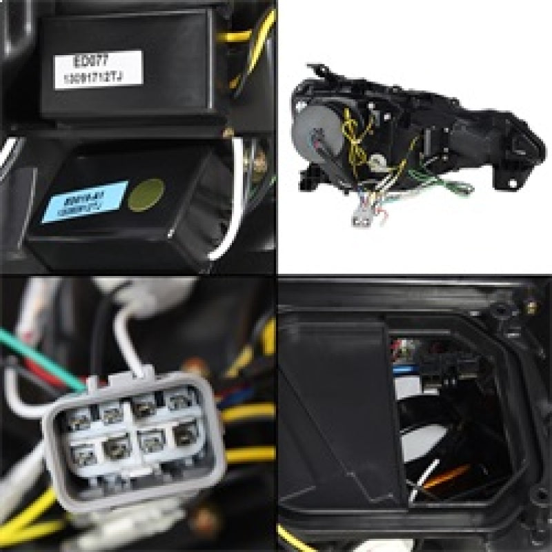 Spyder Subaru BRZ 12-14 Projector Headlights- DRL LED Black PRO-YD-SUBRZ12-BK SPYDER
