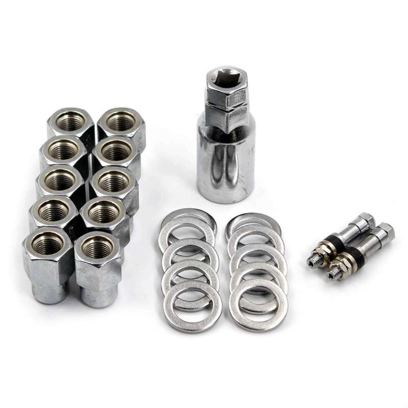 Race Star Pro Forged Lug Kit 1/2in. Open .50in. Shank 13/16in. Head (1.063in.OD Washer) - Set of 10 630-51426S-10