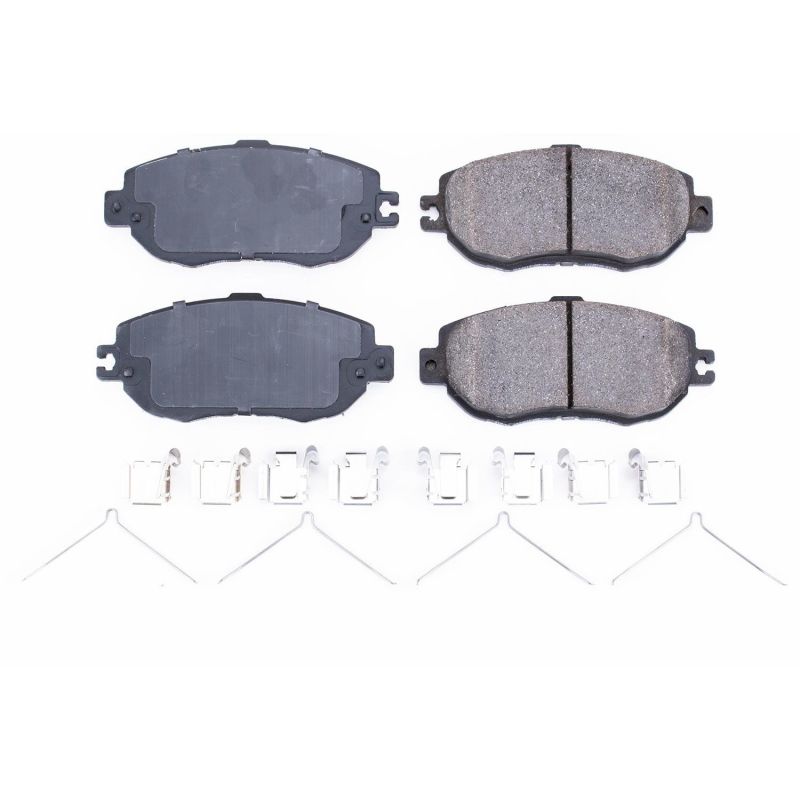 Power Stop 93-94 Lexus LS400 Front Z17 Evolution Ceramic Brake Pads w/Hardware PowerStop