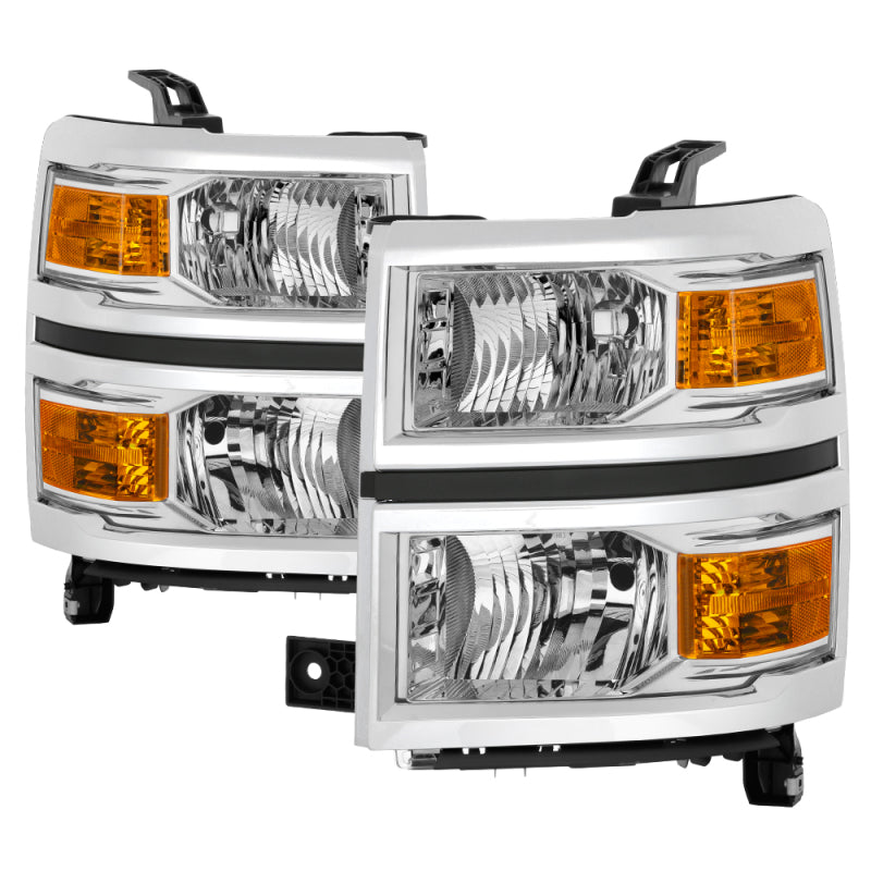 Spyder Chevrolet Silverado 1500 14-15 (Non-HD) OEM Style Headlights - Chrome HD-JH-CS14-AM-C SPYDER