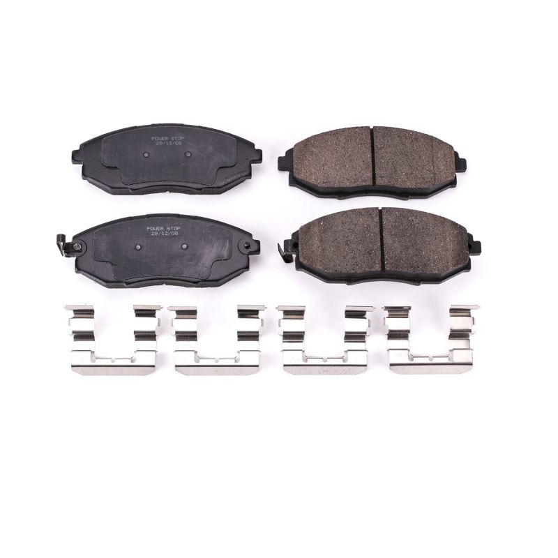 Power Stop 04-06 Chevrolet Epica Front Z17 Evo Ceramic Brake Pad w/Hardware PowerStop