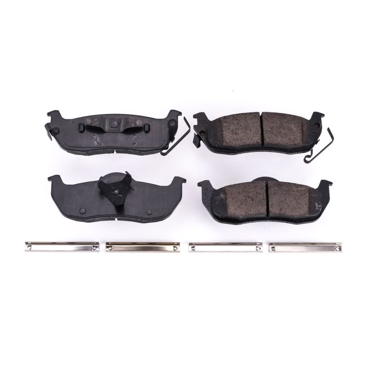 Power Stop 04-10 Infiniti QX56 Rear Z17 Evolution Ceramic Brake Pads w/Hardware PowerStop