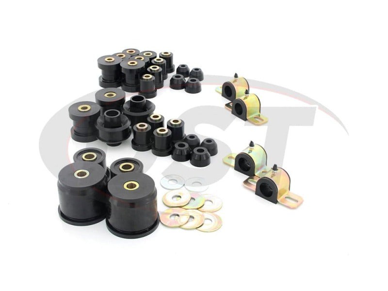 Prothane Total Vehicle Suspension Bushing Kit for 1999–2009 Honda S2000, Black – 8-2022-BL
