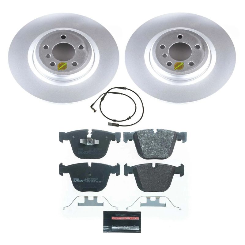 Power Stop 09-10 BMW 750Li Rear Euro-Stop Brake Kit PowerStop
