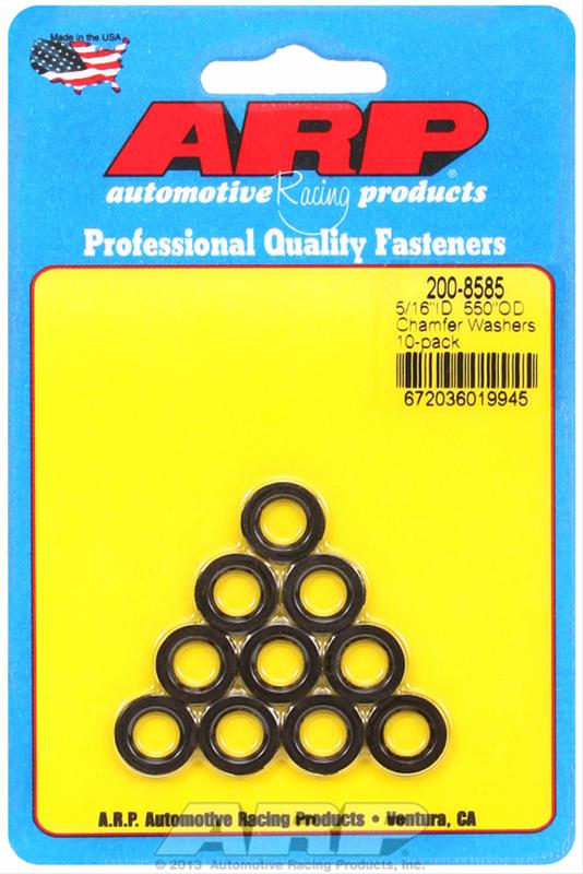 ARP 5/16in ID .550inOD Black Chamfer Washers (10 pack)