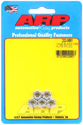 ARP 1/4-20 CAD Coarse Nyloc Hex Nut Kit (Pack of 5) ARP