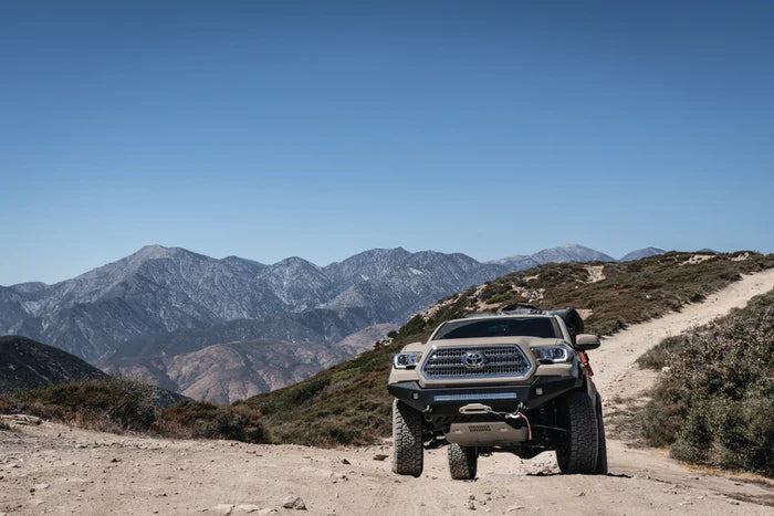 Body Armor 4X4 Pro Series Front Winch Bumper For 2016-2023 Toyota Tacoma - TC-19338 Body Armor 4x4