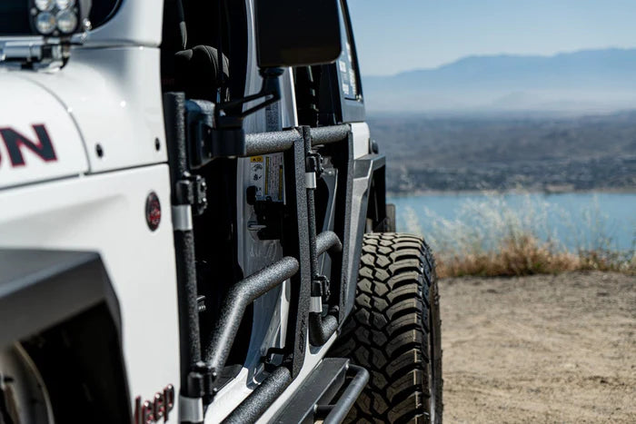 Body Armor 2018-2023 JEEP WRANGLER JL & GLADIATOR JT TUBE DOORS FRONT, PAIR Body Armor 4x4