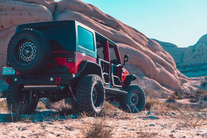 Body Armor 2007-2018 JEEP WRANGLER JK FULL-WIDTH REAR BUMPER Body Armor 4x4