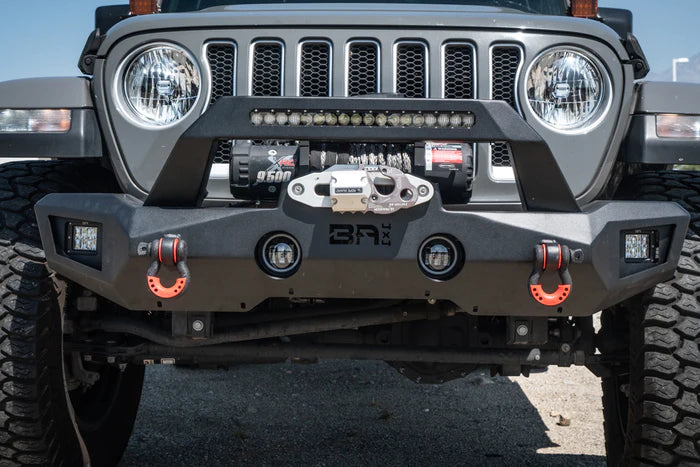 Body Armor 2018-2023 JEEP WRANGLER JL & GLADIATOR JT FABRICATED GRILL GUARD (BOLT ON) Body Armor 4x4