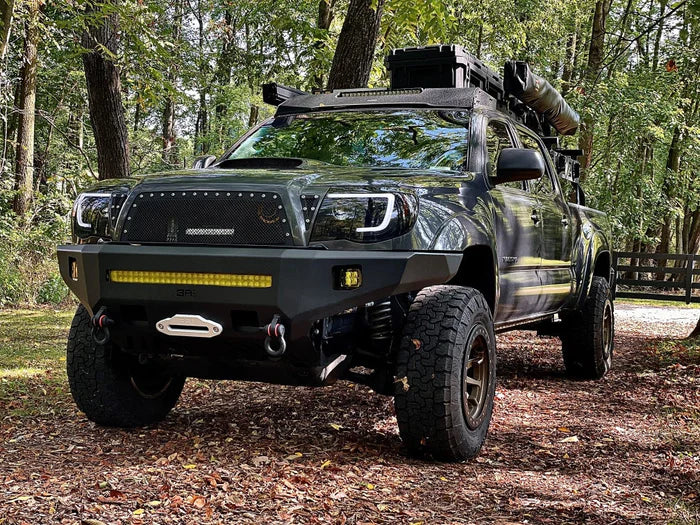 Body Armor 4X4 Pro Series Front Winch Bumper For 2005-2015 Toyota Tacoma - TC-19341 Body Armor 4x4