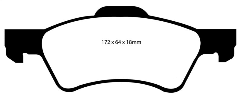 EBC GreenStuff Front Brake Pads - DP61613 EBC