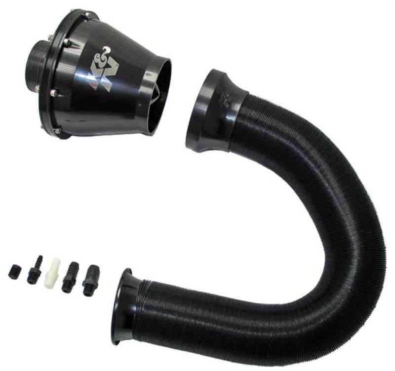 K&N Universal Apollo Black Cold Air Intake - 70mm OD FLG PP K&N Engineering