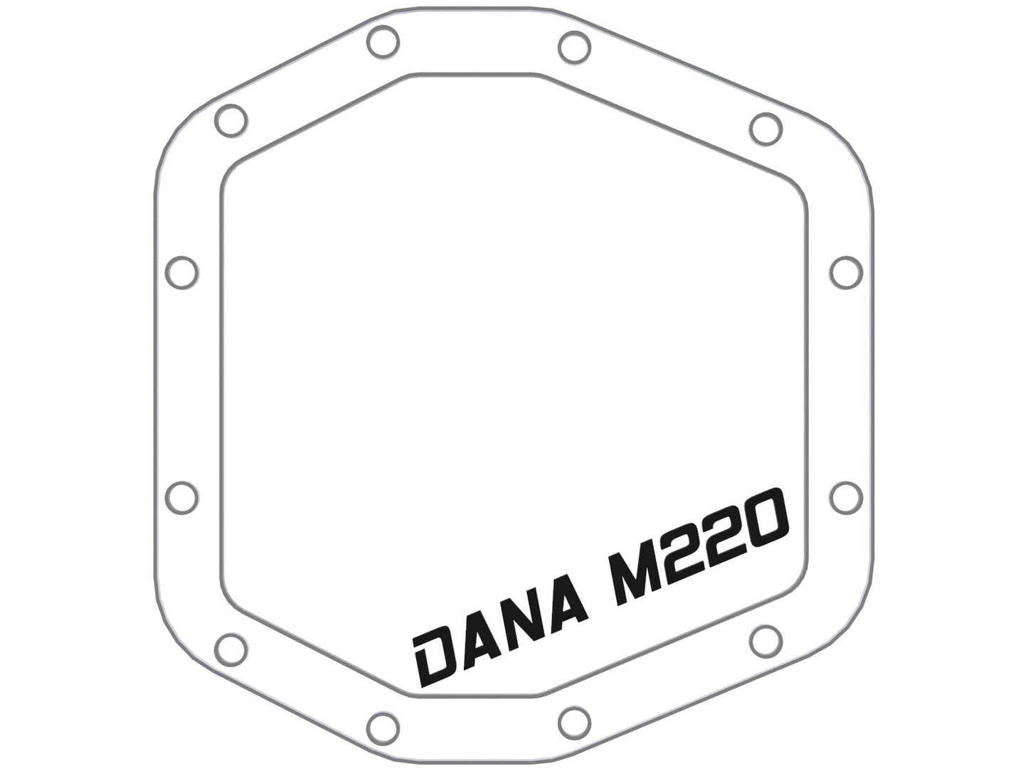 AFE Jeep Gladiator (JT) 20-21 (Dana M220) Street Series Rear Differential Cover Raw w/ Machined Fins