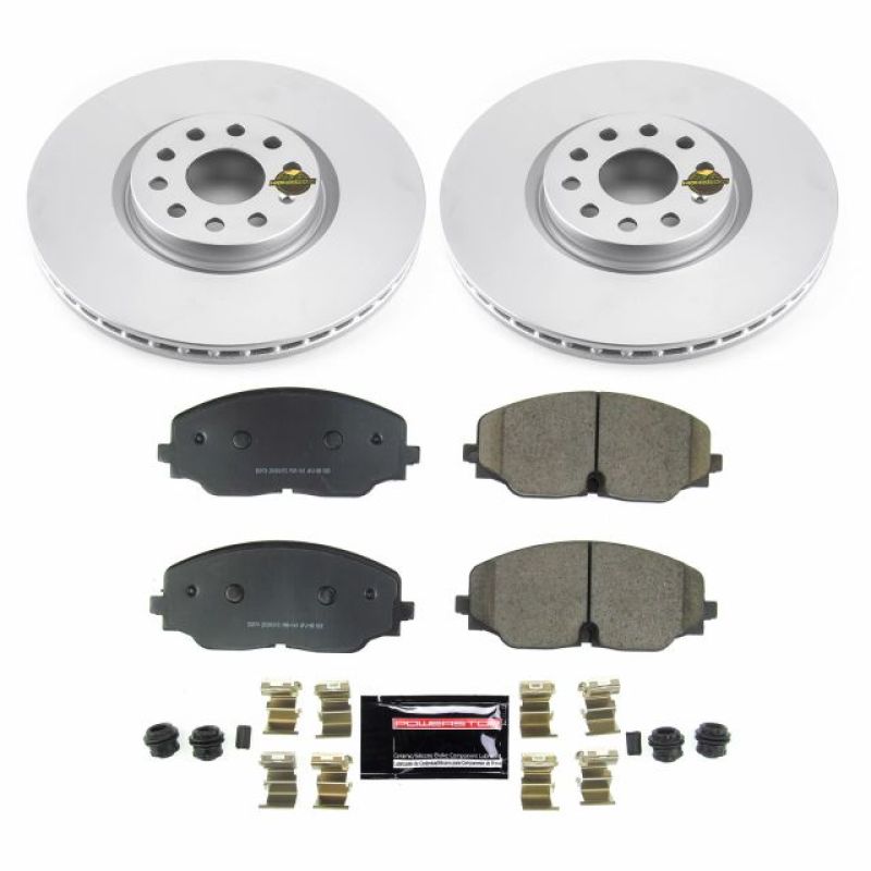 Power Stop 18-19 Volkswagen Atlas Front Z23 Evolution Sport Coated Brake Kit PowerStop