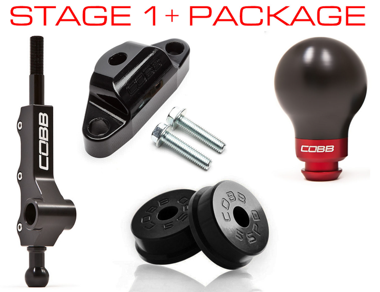 COBB Subaru 02-07 WRX 5MT w/Factory Short Shift Stage 1+ Drivetrain Package 211X01P-RD