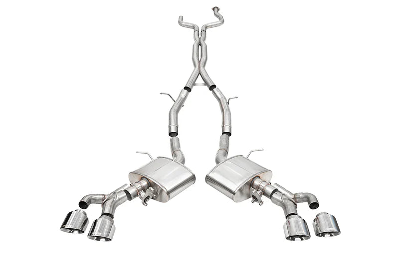 Corsa 22-25 Cadillac CT4 V Blackwing 3in Active Valve Cat-Back - 4.5in Black Tip 21317BLK