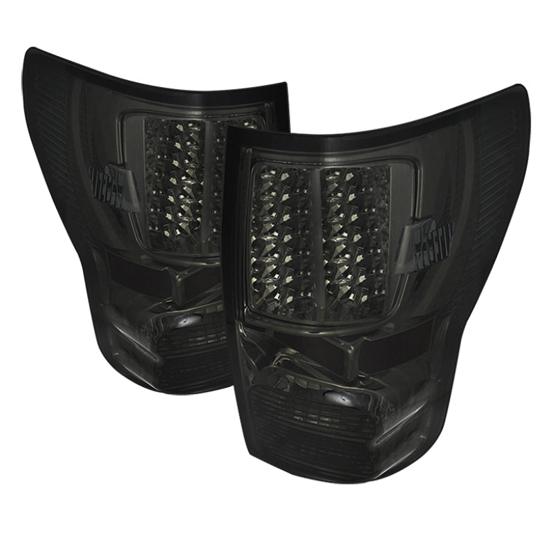 Xtune Toyota Tundra 07-13 LED Tail Lights Smoke ALT-JH-TTU07-LED-SM SPYDER