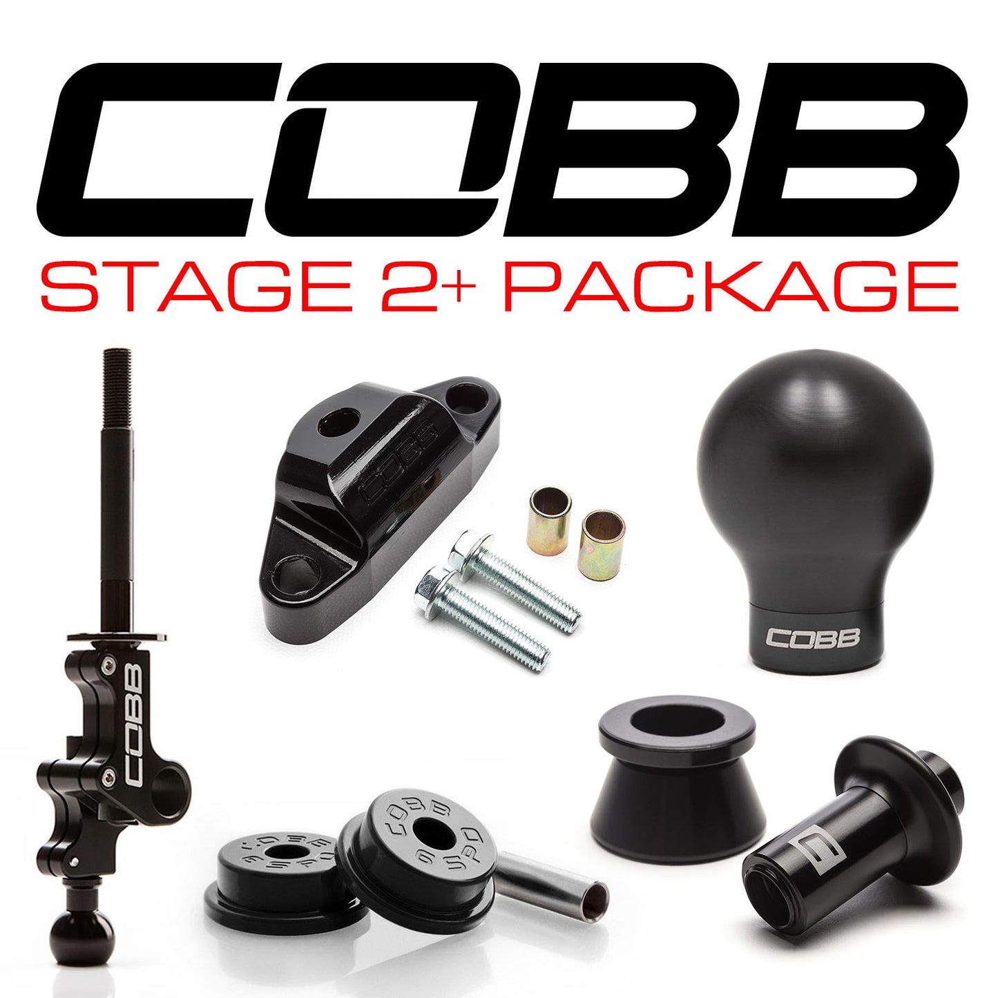 COBB Adjustable Shifter 215X02P-RD-KNOB-RD-LOCKOUT