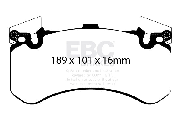 EBC RedStuff Front Brake Pads - DP32158C EBC