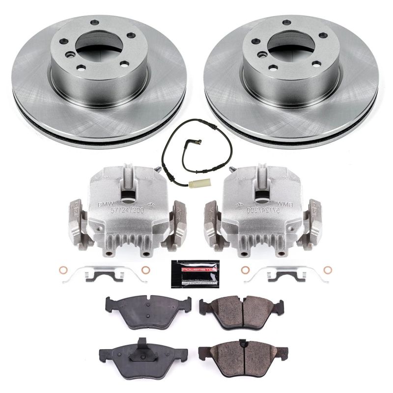 Power Stop 08-10 BMW 128i Front Autospecialty Brake Kit w/Calipers PowerStop