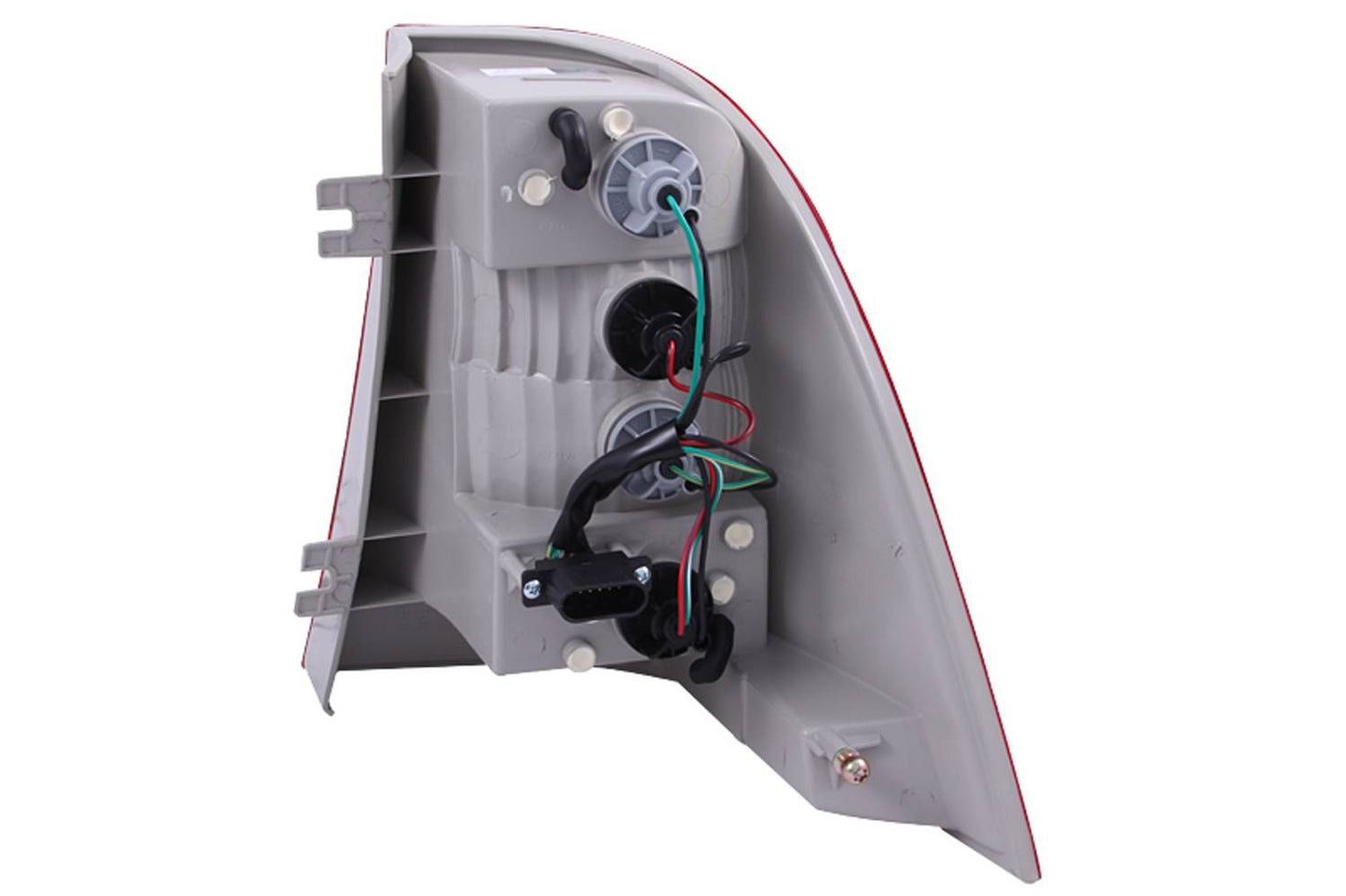 ANZO 221134 Tail Lights with Chrome Housing and Red/Clear Lens for Mercedes-Benz M-Class W163 1998-2005.