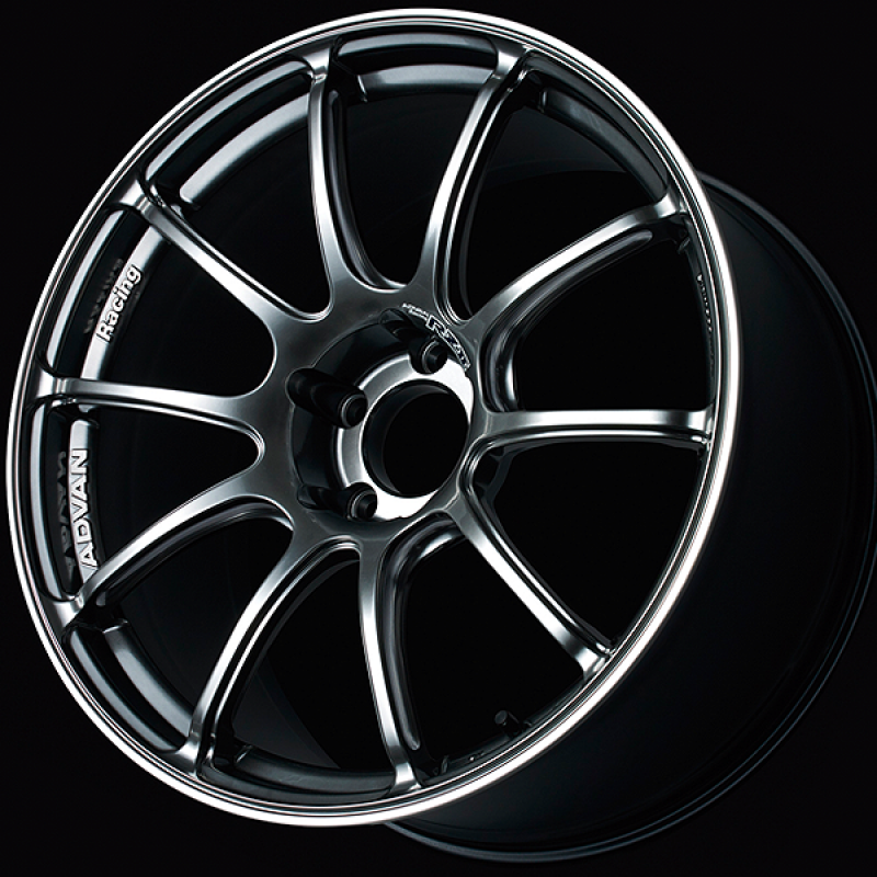 ADVAN Racing RZII 16x5.5 +45 4x100 Wheel - Hyper Black & Ring - YAZ6B45AHB