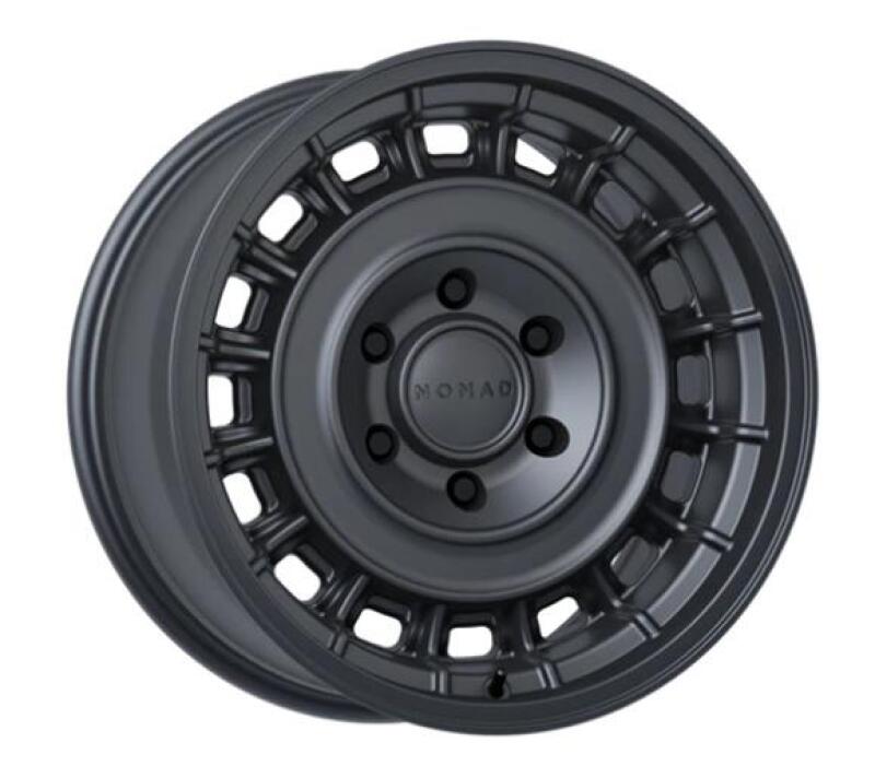 Nomad N502DU Arvo 15x7in / 5x114.3 BP / 15mm Offset / 72.62mm Bore - Satin Gunmetal Wheel