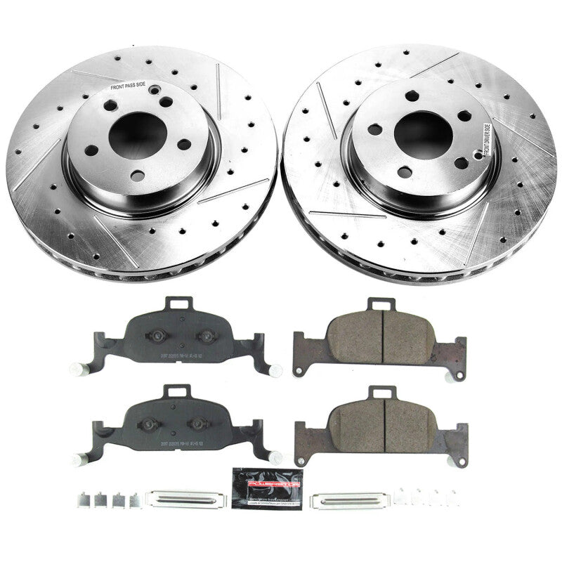 Power Stop 2021 Audi Q5 Sportback Front Z23 Evolution Brake Kit PowerStop