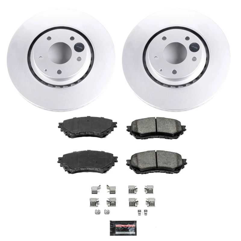 Power Stop 19-20 Mazda 6 Front Z17 Evolution Geomet Coated Brake Kit PowerStop