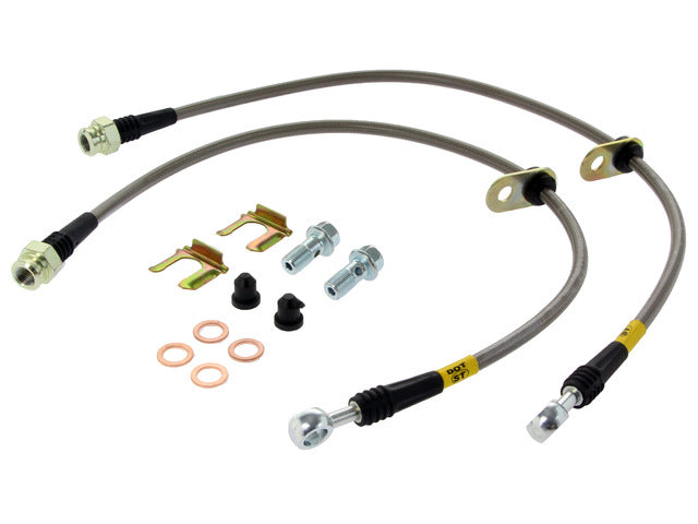 StopTech Front Stainless Steel Brake Lines for 2013-16 Scion FR-S / 2013-18 Subaru BRZ - 950.44034 Stoptech
