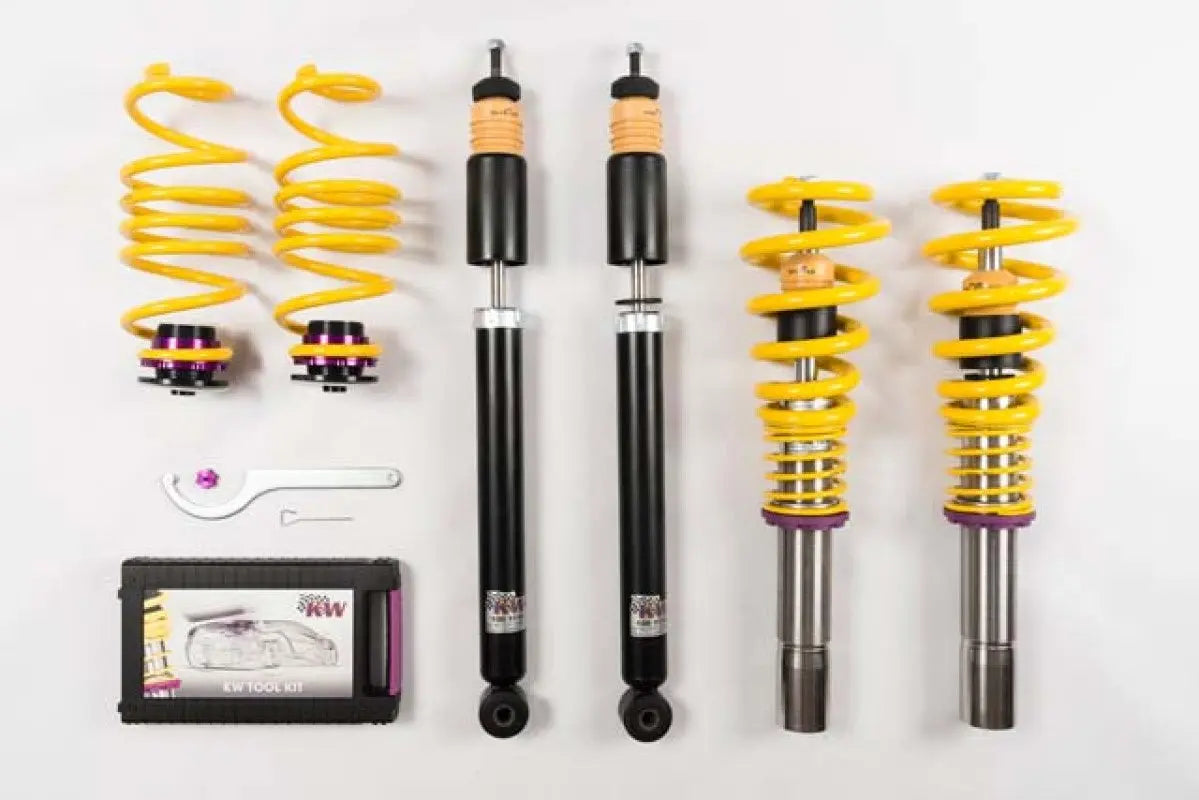 KW Coilover Kit V1 Audi A4 S4 (8K/B8) w/o electronic dampening controlSedan FWD + Quattro KW