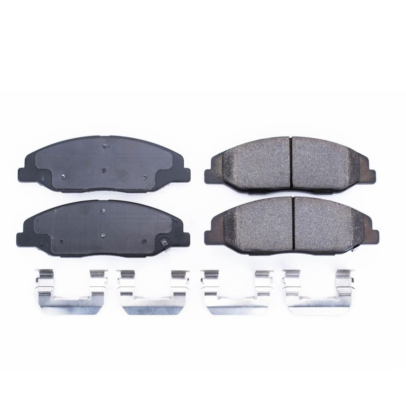 Power Stop 08-14 Cadillac CTS Front Z17 Evolution Ceramic Brake Pads w/Hardware PowerStop