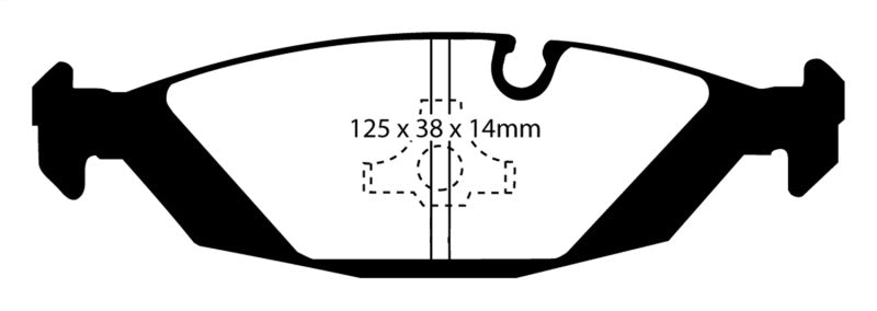 EBC GreenStuff Rear Brake Pads - DP2447 EBC