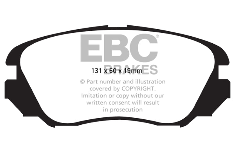 EBC YellowStuff Front Brake Pads - DP42013R EBC