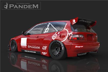GReddy Honda Civic EG Rocket Bunny Rear Wing V1.5