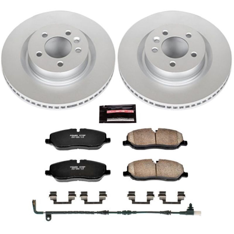 Power Stop 06-09 Land Rover Range Rover Sport Front Z23 Evolution Sport Coated Brake Kit PowerStop