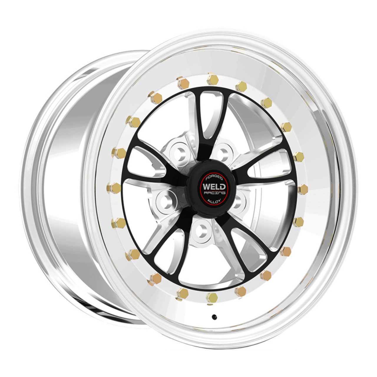 Weld Full Throttle 1-Piece 15x8 / 5x4.5 BP / 3.5in. BS Black Wheel