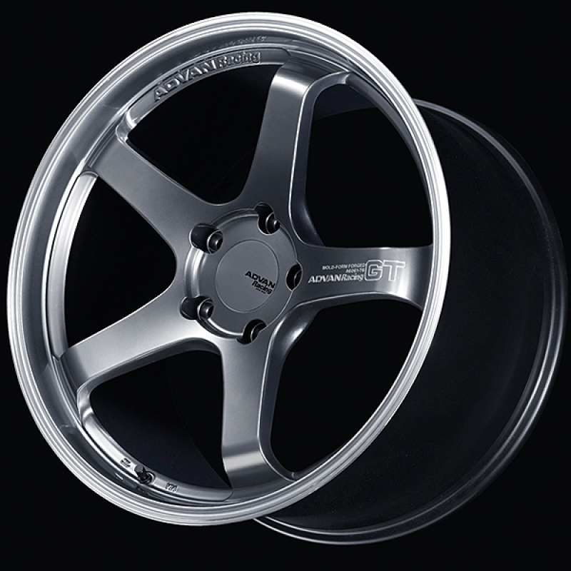 ADVAN Racing GT for Porsche 20x9.5 +45 Center Lock Wheel - Hyper Platinum Black - YAQ0J45IMPB