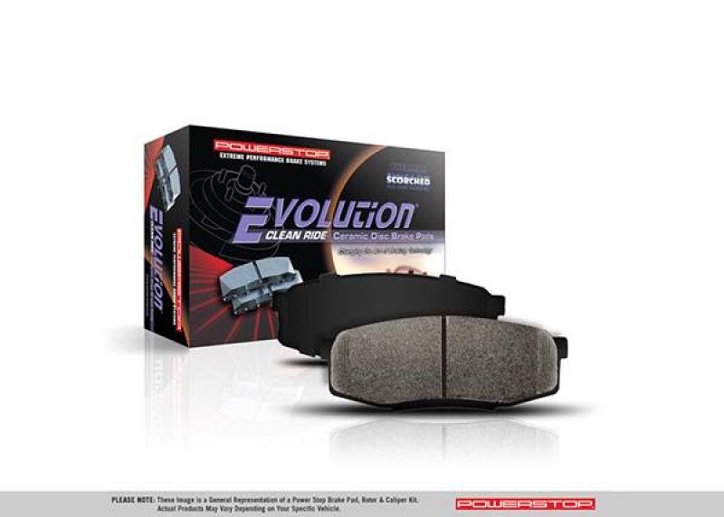 Power Stop 19-21 Toyota C-HR Rear Z16 Evo Ceramic Brake Pads PowerStop