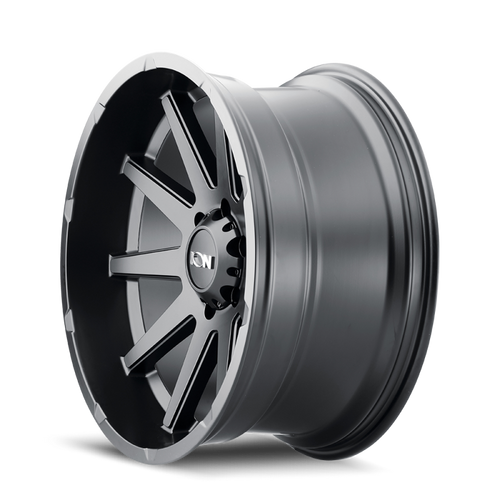 ION Type 149 20x10 / 8x180 BP / -24mm Offset / 124.1mm Hub Black/Machined Wheel