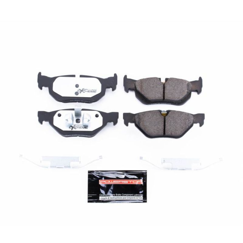Power Stop 07-09 BMW 323i Rear Z26 Extreme Street Brake Pads w/Hardware PowerStop