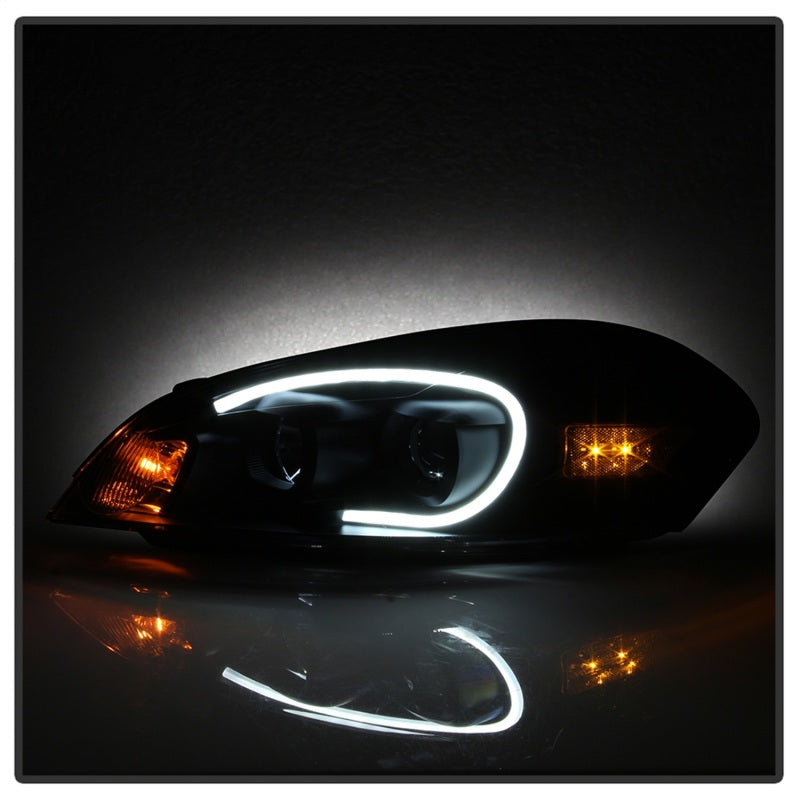 xTune 06-13 Chevrolet Impala LED Light Bar Headlights - Black (PRO-JH-CIM06-LB-BK) SPYDER