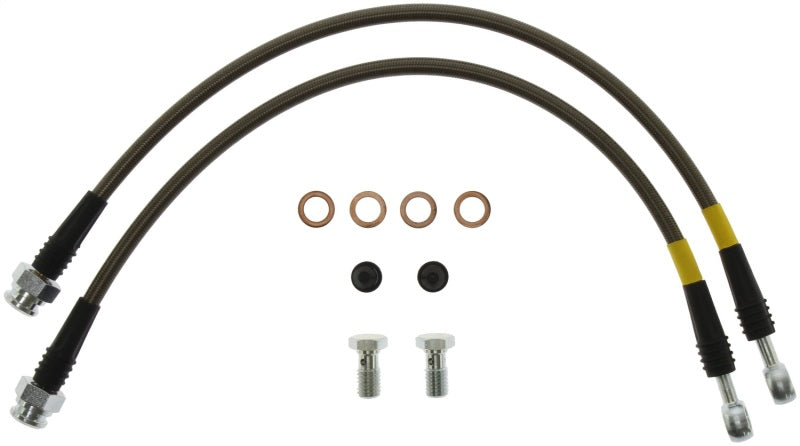 StopTech 02-06 Chevrolet Avalanche 2500 / 00-06 GMC Yukon 2500 Stainless Steel Rear Brake Lines Stoptech